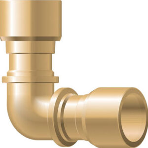 Lockring 90 Degree Elbow 1/2