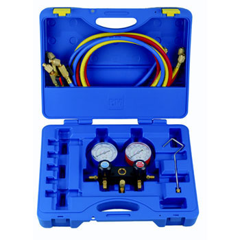 2 Way Manifold Set 72'' ball valve hoses & ca