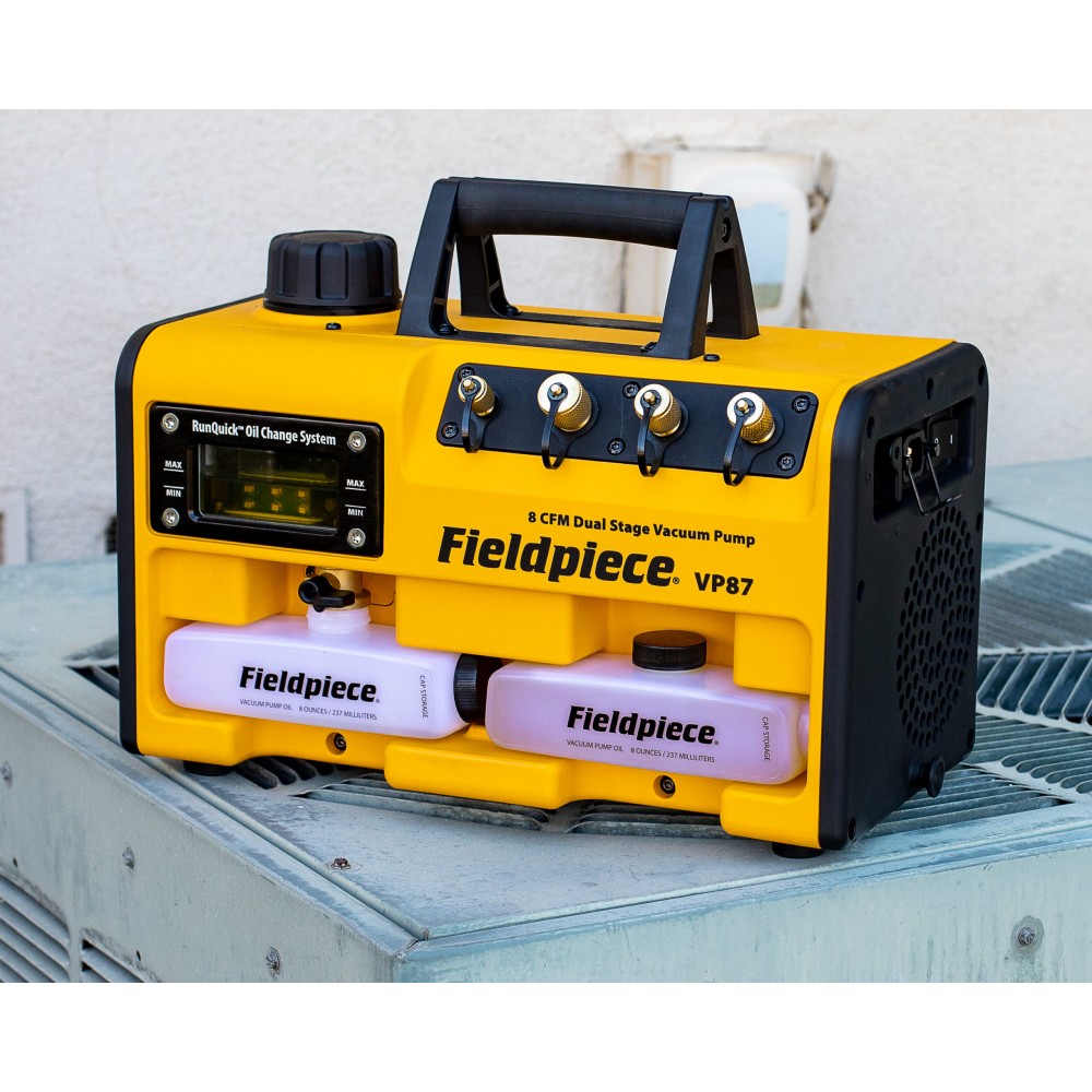 Fieldpiece Runquick VP87UK 8cfm Vacuum Pump 110v - Image 2