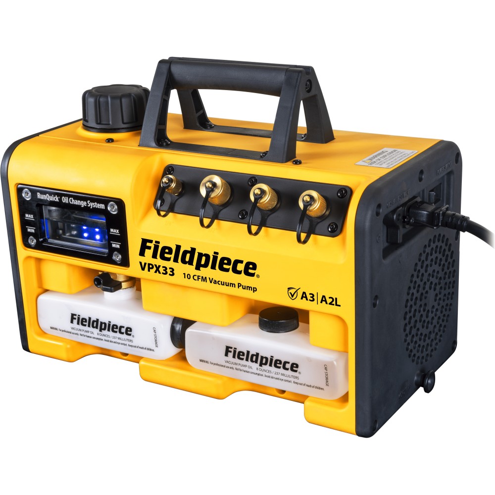 Fieldpiece A3 RunQuick VPX33UK 10cfm Vacuum Pump 110v - ATEX - Image 3